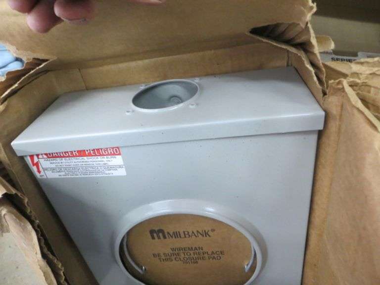 Milbank 200 Amp Meter Pan Lambrecht Auction, Inc.