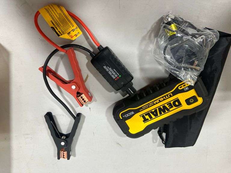 DEWALT 1600 Peak Amp Lithium Jump Starter Lambrecht Auction, Inc.