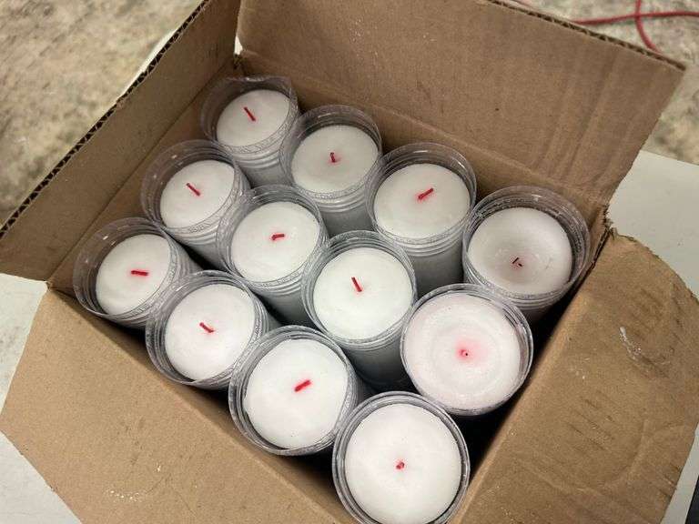 Cemetery Candles (12) Lambrecht Auction, Inc.