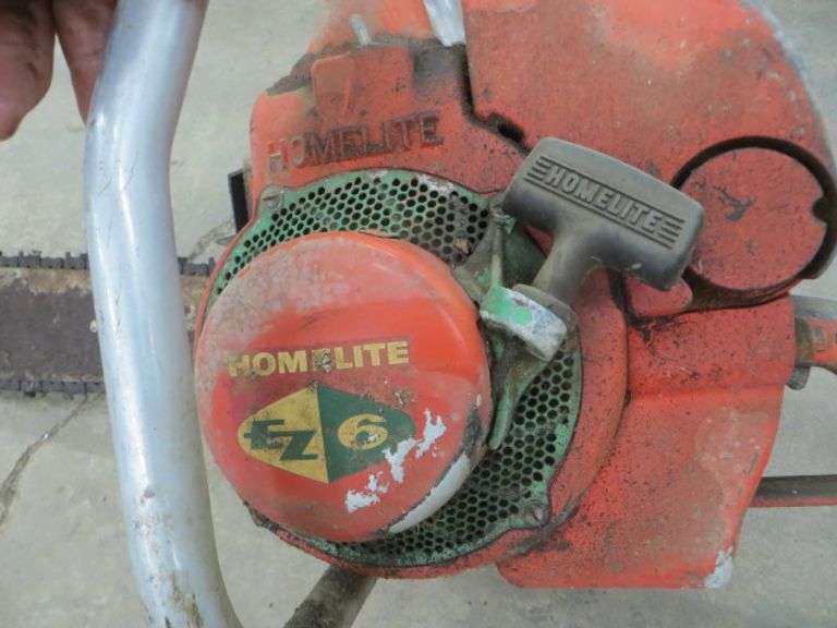 Homelite EZ 6 Chainsaw Lambrecht Auction, Inc.