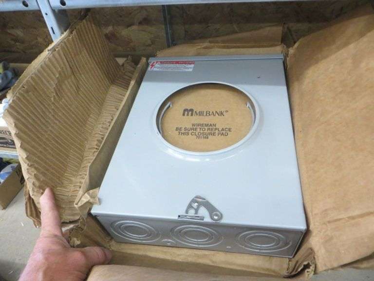 Milbank 200 Amp Meter Pan Lambrecht Auction, Inc.