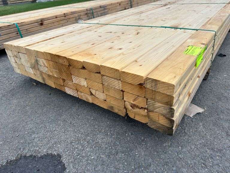 SPF Dimensional Lumber 2"x4"x16' Lambrecht Auction, Inc.