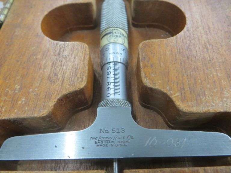 Starrett Depth Gauge Micrometer Lambrecht Auction, Inc.