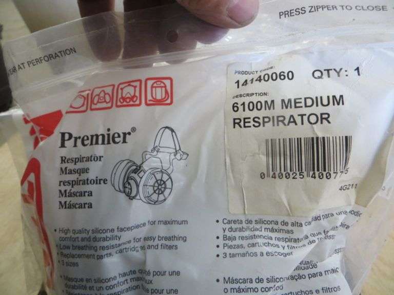 New Wilson Respirators w/Cartridges, 6/Box Lambrecht Auction, Inc.