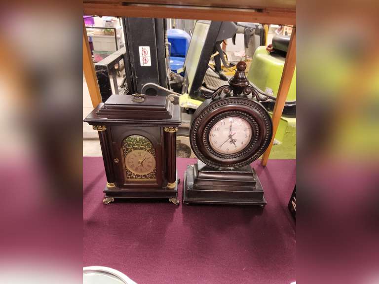2 mantle clocks (Sterling & Thomas Clock Company & other) Both seem to