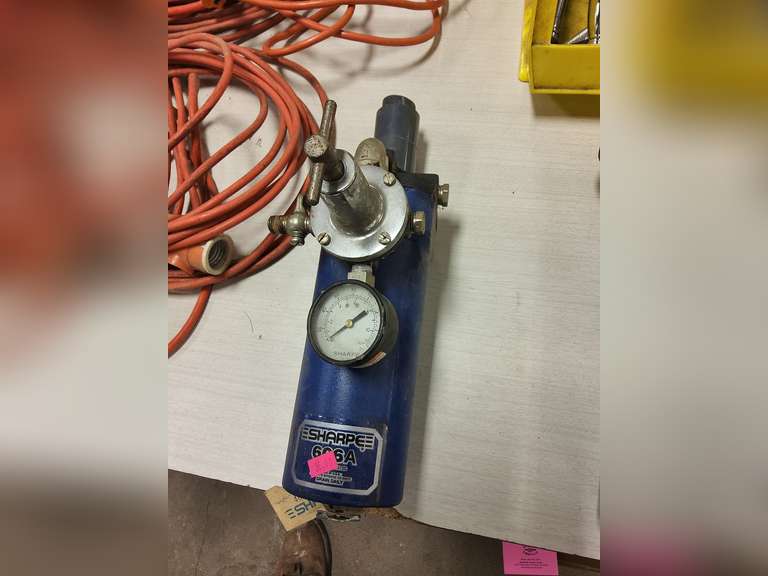 Sharpe 606A compressed air filter Lindsay Auctions & Realty LLC