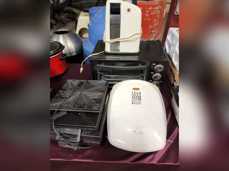 HB toaster oven, Foreman grill, Dazey waffle/griddle/sandwich