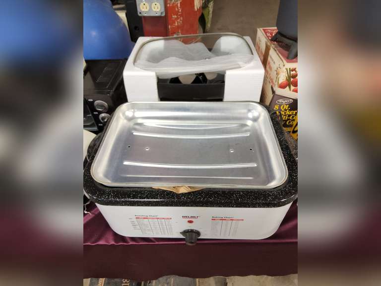 Presto 16" electric skillet & Welbilt electric roaster Lindsay