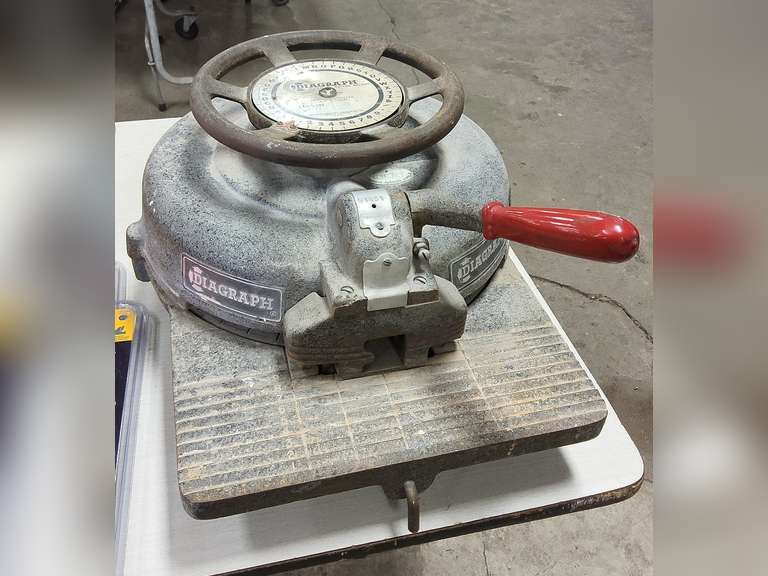 Diagraph stencil cutting machine Lindsay Auctions & Realty LLC