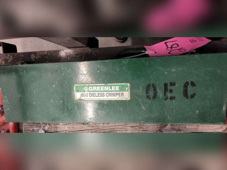 Greenlee Mod1990 Dieless crimper Lindsay Auctions & Realty LLC