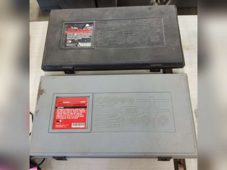 2 Sears/Craftsman tap & die sets (not complete) Metric & SAE Lindsay