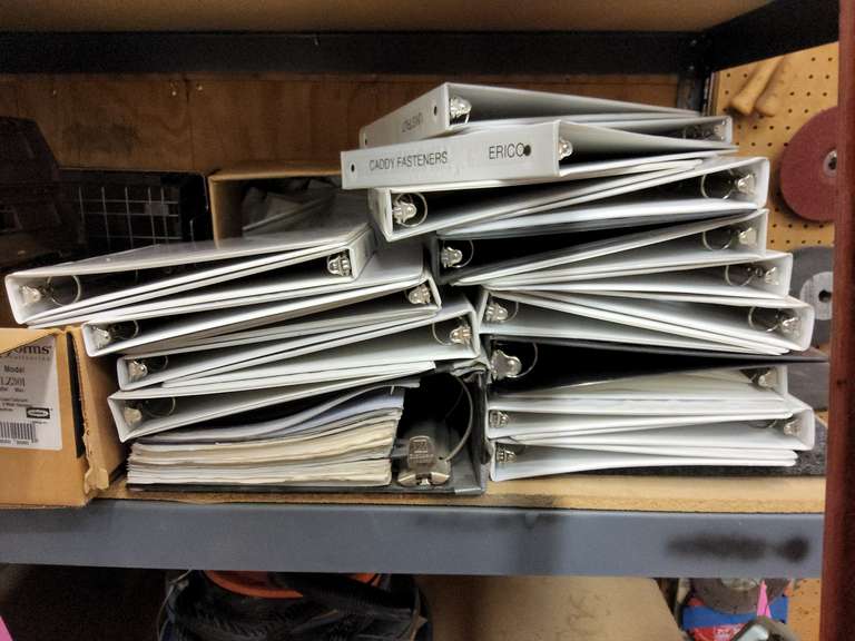 Group of binders & other items SEE PICS Lindsay Auctions & Realty LLC