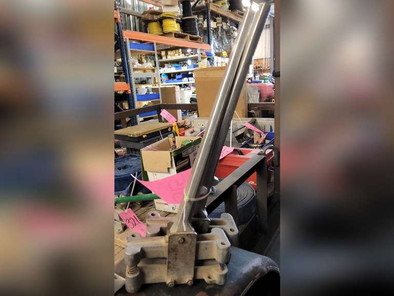 2 Greenlee 1910 offset benders Lindsay Auctions & Realty LLC