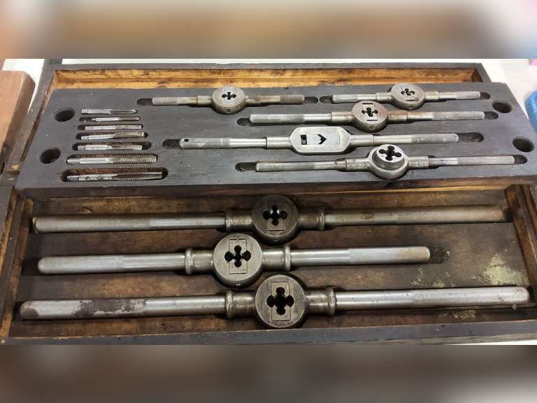 Vintage tap & die set (appears complete) Lindsay Auctions & Realty LLC