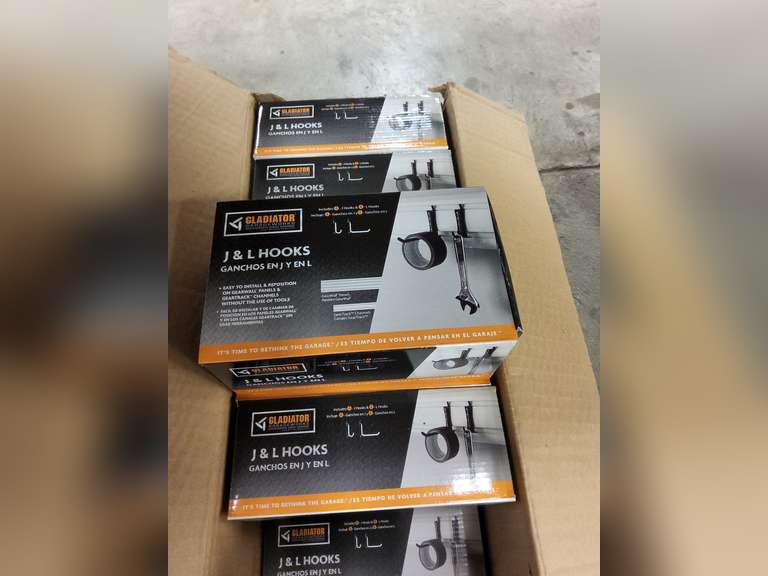 Group of various Gladiator hooks SEE PICS Lindsay Auctions & Realty LLC