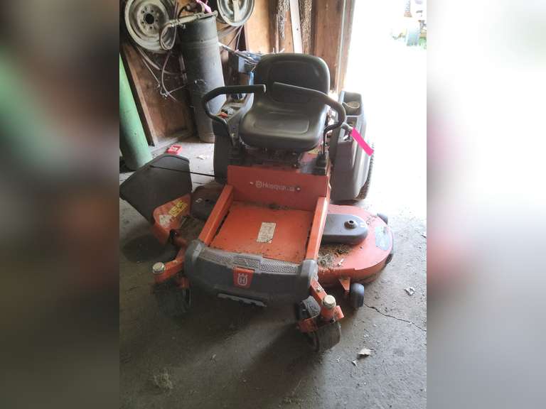 Husqvarna Z254F Clearcut 54" deck 24.0 hp motor zero turn showing 117