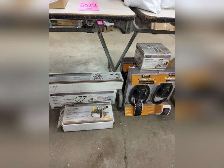 Group of Gladiator bike hooks & other SEE PICS Lindsay Auctions