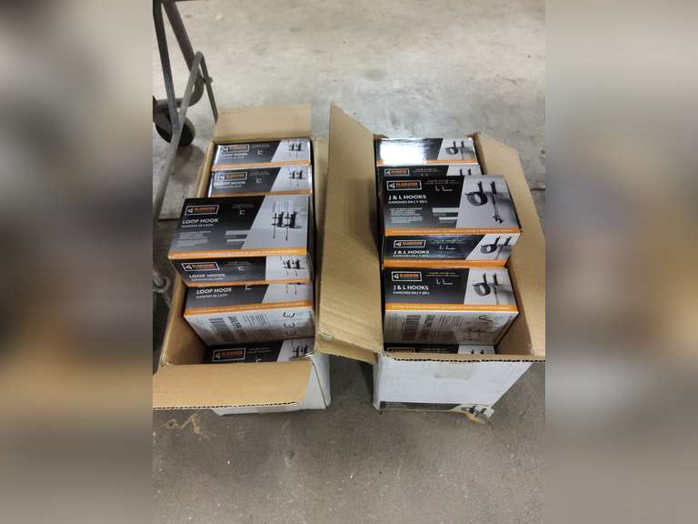 Group of various Gladiator hooks SEE PICS Lindsay Auctions & Realty LLC