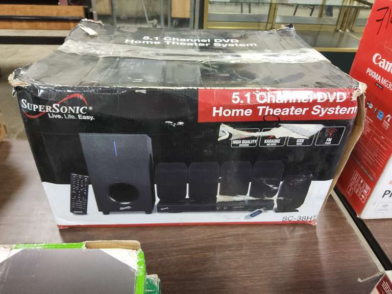 Super Sonic 5.1 channel dvd home theater system Lindsay Auctions