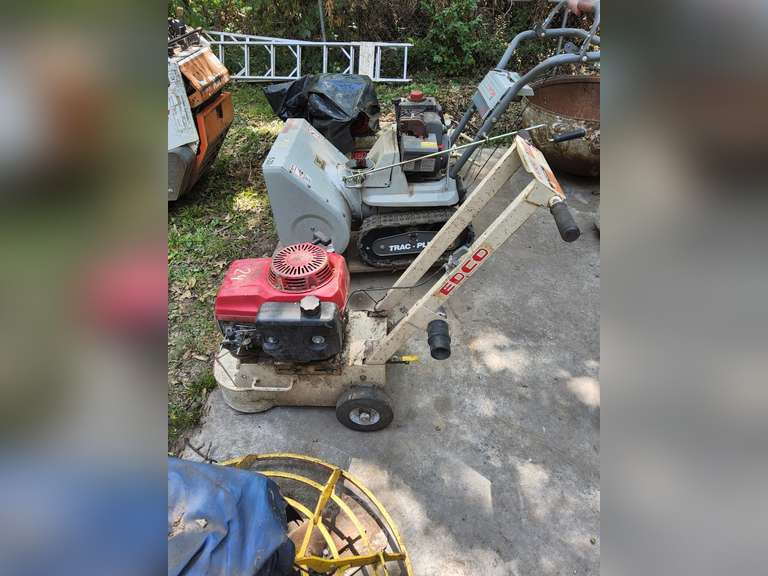 EDCO concrete grinder (untested) Lindsay Auctions & Realty LLC