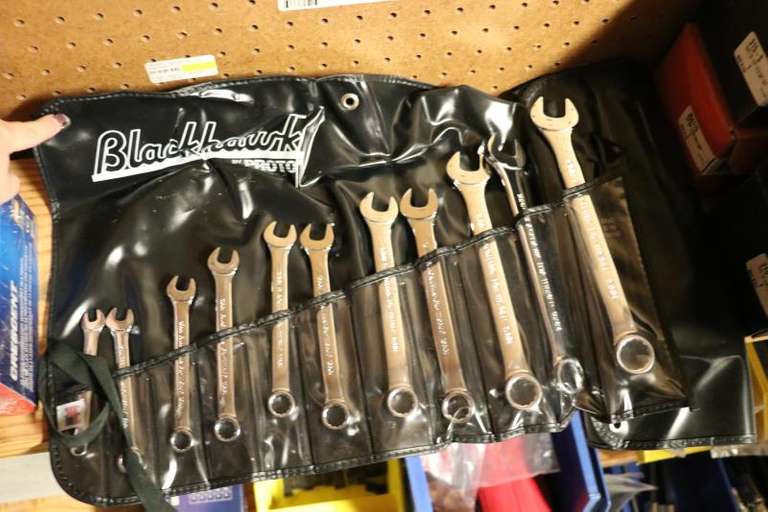 BLACKHAWK METRIC COMBINATION WRENCH SET Lawler Auction Company