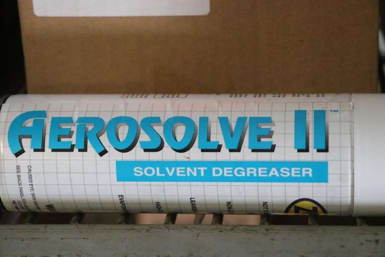 BOX AEROSOLVE II SOLVENT DEGREASER Lawler Auction Company