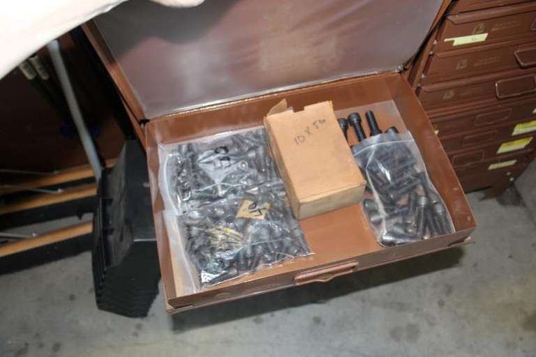 LAWSON PARTS BINS WITH HARDWARE Lawler Auction Company