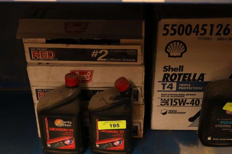 PARTS MASTER DEXRONVI AUTOMATIC TRANSMITTION FLUID AND HITEMP RED 2 LITHIUM GREASE Lawler