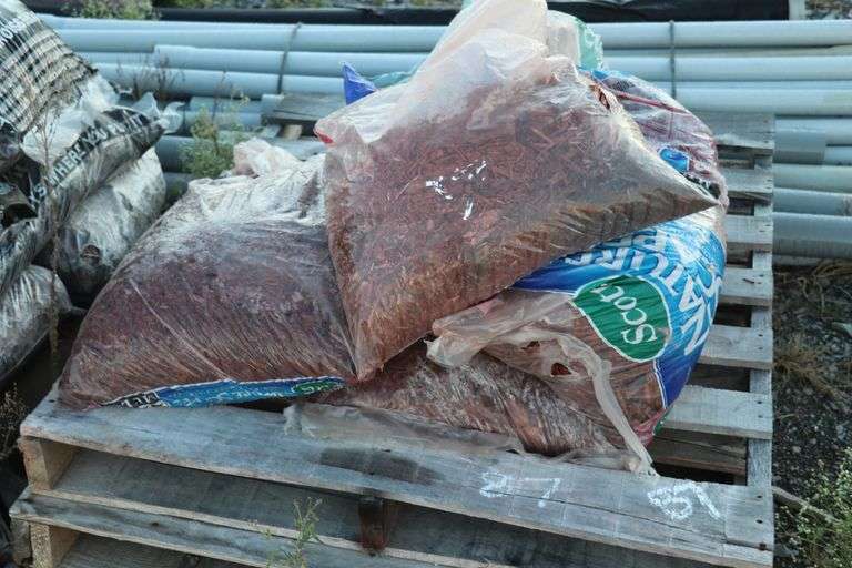 PALLETS OF RED MULCH Lawler Auction Company