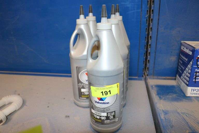 VALVOLINE FULL SYNTHETIC GEAR OIL 75W90 Lawler Auction Company