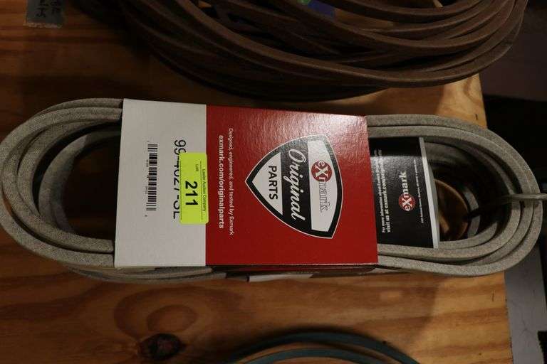 EXMARK MOWER BELTS 994627 Lawler Auction Company