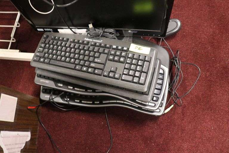 3MONITORS & 4KEYBOARDS Lawler Auction Company