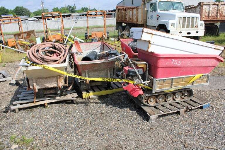 MOTORIZED CONCRETE CARTS Lawler Auction Company