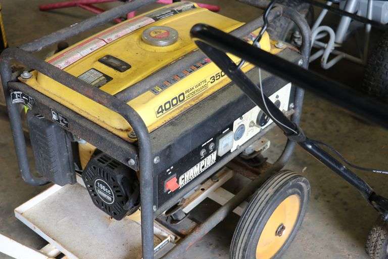 CHAMPION GENERATOR Lawler Auction Company