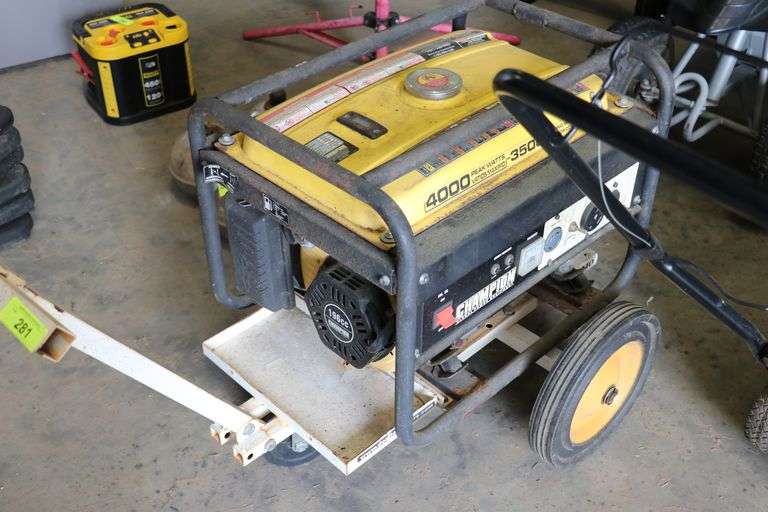 CHAMPION GENERATOR Lawler Auction Company