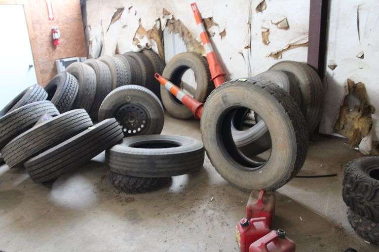 20 TRUCK & TRAILER TIRES (USED) Lawler Auction Company