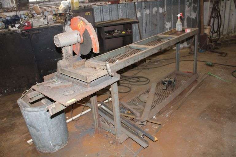 MITRE SAW & METAL CUTTING TABLE Lawler Auction Company