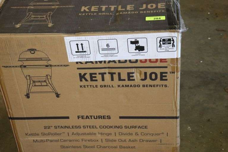 Kettle Joe Kamado Joe Grill Lawler Auction Company