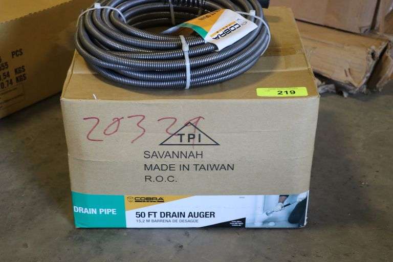 50 Foot Drain Auger, Drain Augers - Canada