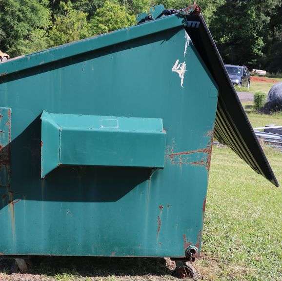 Green Dumpster Lawler Auction Company