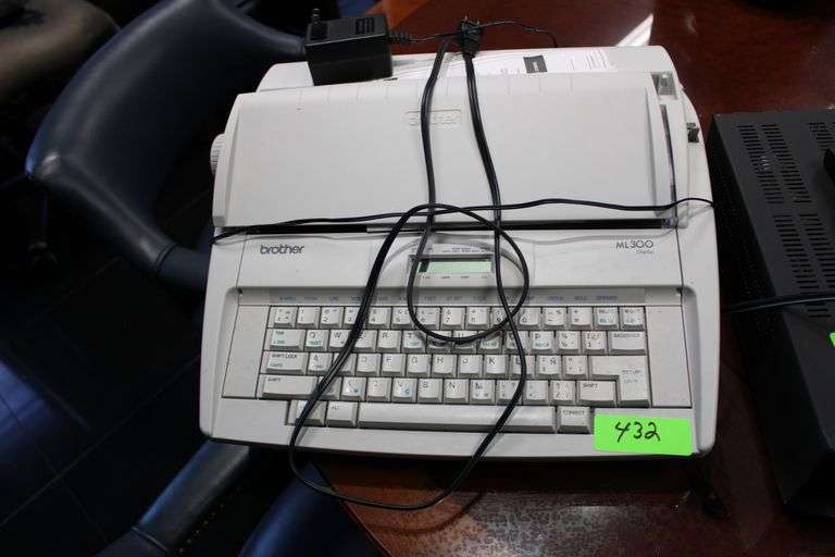 BROTHER ML300 TYPEWRITER AND ZENITH VHS RECORDER Lawler Auction Company