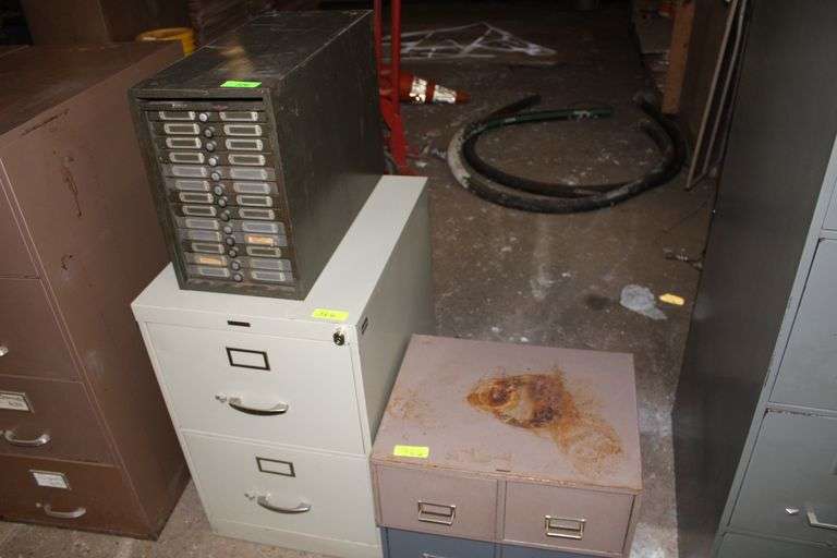 3 METAL FILE Lawler Auction Company