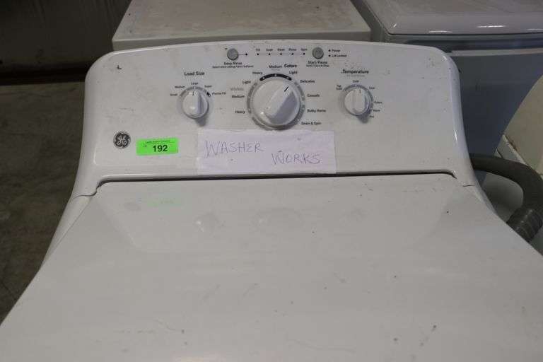 GE WASHER AND DRYER AND ADMIRAL DRYER (3 PIECES IN THIS LOT) Lawler