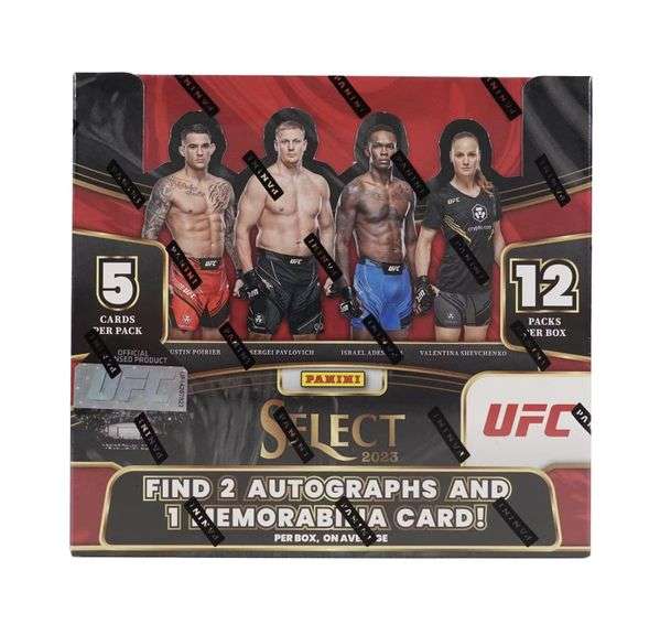 2023 UFC Select Hobby 2x Box Break 1 relist Live Box Breaks