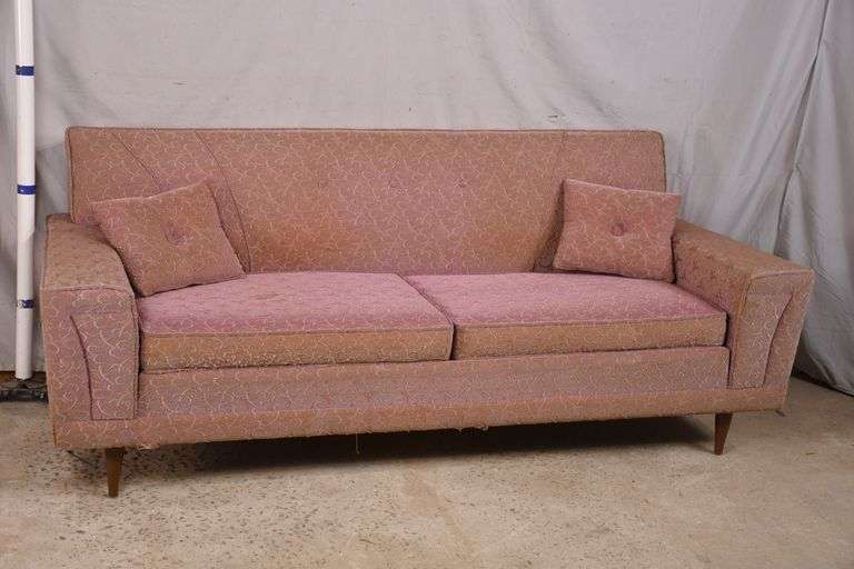 Rowe midcentury style upholstered sofa; 3361898 R.H. Lee & Co