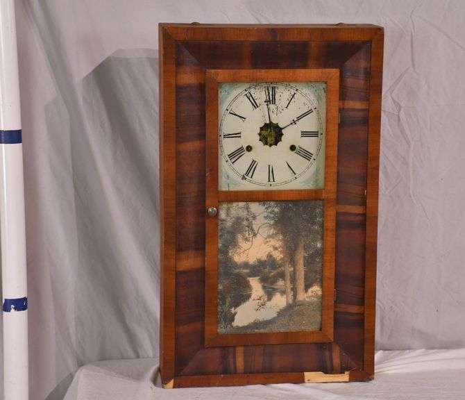 Early New Haven weight driven Ogee clock; 1120167 R.H. Lee & Co