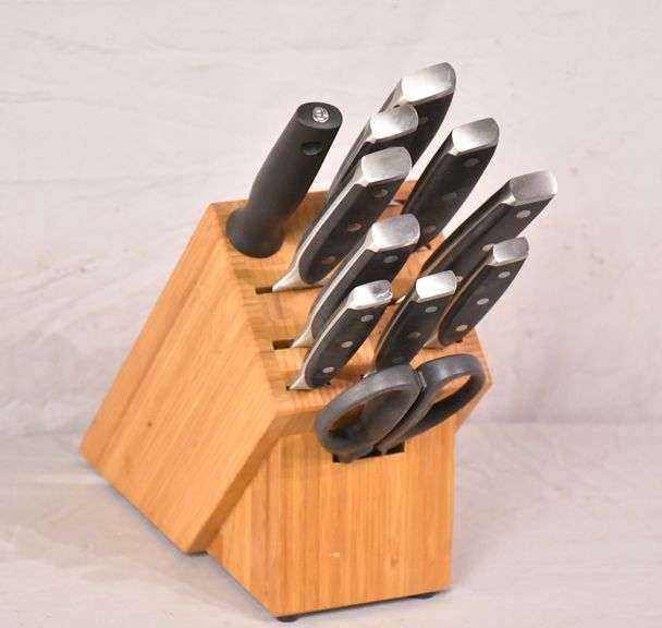 Wusthof "WilliamsSonoma" 9 piece knife set with block and sharpener