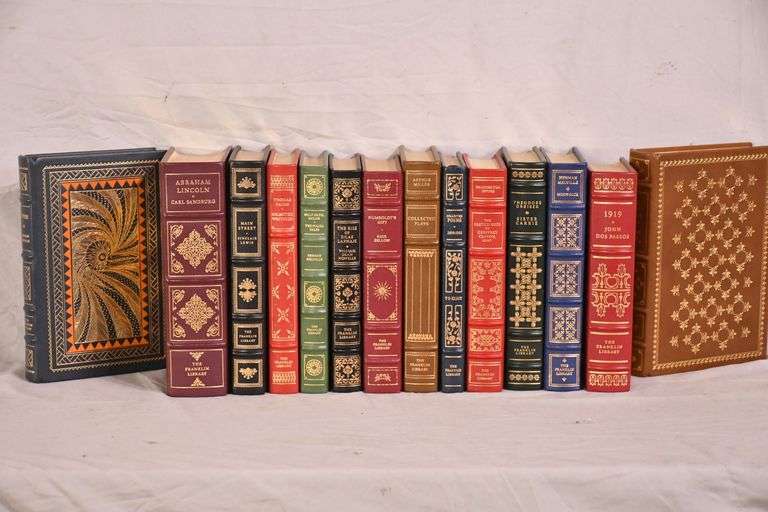 Group of 14 misc Franklin Library books from "The 100 Greatest