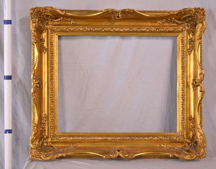 Large ornate gold picture frame; 13600002 R.H. Lee & Co. Auctioneers