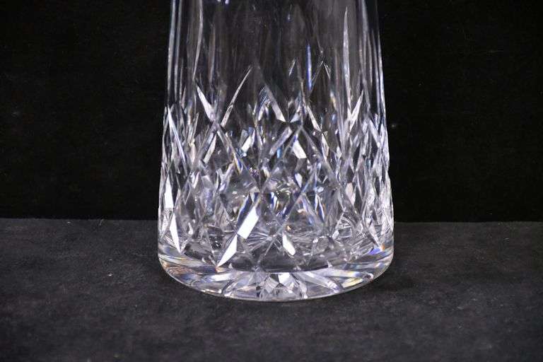 Waterford "Lismore" crystal decanter with stopper; 191422 R.H. Lee
